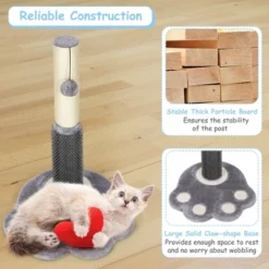 Costway 20.5'' Tall Cat Scratching Post Claw Scratcher W/ Sisal Rope & Plush Ball -PawHut || Nylabone || Northlight Gifts Shop GUEST 9ef37521 fa14 4b7b 8b26 2f8515354098