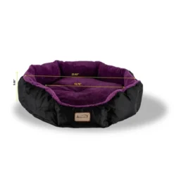 Armarkat Large, Soft Cat Bed In Purple And Black - C101NH/ZH -PawHut || Nylabone || Northlight Gifts Shop GUEST ab8618b7 3ad8 40a7 bf59 6cfdfde091d4