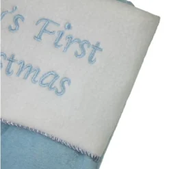 Northlight 21" Blue And White "Baby's First Christmas" Snowman Stocking -PawHut || Nylabone || Northlight Gifts Shop GUEST accd1079 0aa4 4fbc 9c46 cf2de4ce2fda