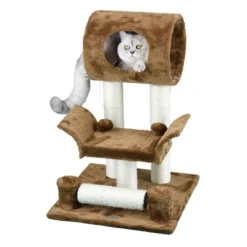 Go Pet Club 28" Cat Tree Scratcher Condo With Sisal Covered Toys F12 -PawHut || Nylabone || Northlight Gifts Shop GUEST ad6f1043 cedd 4549 b2c9 c0de289a3b57