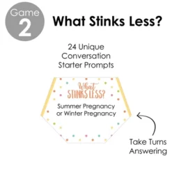 Big Dot Of Happiness Baby Neutral - Baby Shower Conversation Starter - 2-in-1 Dirty Diaper Game - Set Of 24 -PawHut || Nylabone || Northlight Gifts Shop GUEST ae295648 81b2 4d8d a1b2 0e697aeb7981