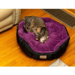 Armarkat Large, Soft Cat Bed In Purple And Black - C101NH/ZH -PawHut || Nylabone || Northlight Gifts Shop GUEST b1d4870f 214e 406c 948c ec979e1d1dd8