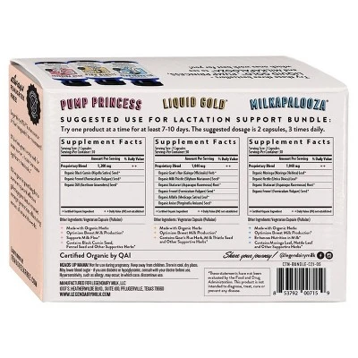 Legendairy Milk Lactation Support Bundle - 180ct 3 Legendairy Milk Lactation Support Bundle - 180ct