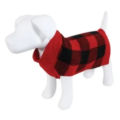 Luvable Friends Dogs And Cats Knit Pet Sweater, Buffalo Plaid -PawHut || Nylabone || Northlight Gifts Shop GUEST b572d63f 303d 4551 bf2b a6df0c121d1e