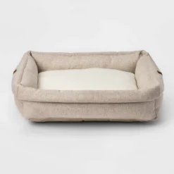 Rectangular Roll Cuff Dog Beds - Boots & Barkley™ -PawHut || Nylabone || Northlight Gifts Shop GUEST bbdcd360 2f0d 49c1 a1b3 abfaab4dae33