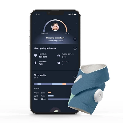 Owlet Dream Sock - Smart Baby Monitor With Heart Rate And Average Oxygen O2 As Sleep Quality Indicator 14 Owlet Dream Sock - Smart Baby Monitor With Heart Rate And Average Oxygen O2 As Sleep Quality Indicator - Image 12