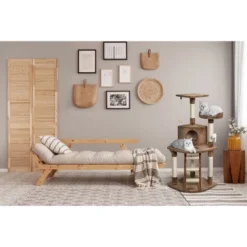 Go Pet Club 48" Classic Cat Tree Condo With Sisal Covered Posts F08 -PawHut || Nylabone || Northlight Gifts Shop GUEST c148640d 86ec 4cf3 83a4 de20b72a87ca