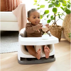 Ingenuity Baby Base 2-in-1 Booster Feeding And Floor Seat With Self-Storing Tray -PawHut || Nylabone || Northlight Gifts Shop GUEST c473f636 dfb4 4313 a62d 7e769987b8f3