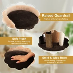 Costway 40'' Cat Tree Tower Multi-Level Activity Tree With 2-Tier Cat-Hole Condo -PawHut || Nylabone || Northlight Gifts Shop GUEST c7af6d43 48bf 4a6b 999f 140283704e32