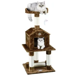 Go Pet Club 45" Classic Cat Tree Condo With Sisal Covered Posts F04 -PawHut || Nylabone || Northlight Gifts Shop GUEST c909a609 e518 419b 83b9 06910e0b1c96