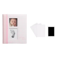 Pearhead Gingham Baby Memory Book