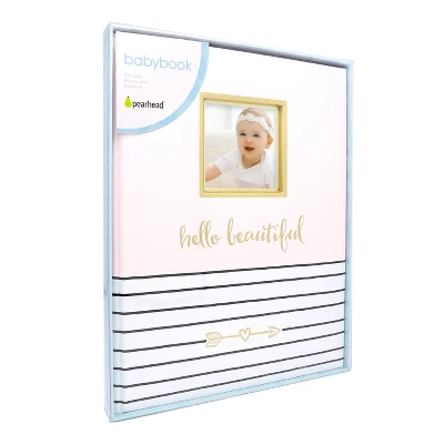 Pearhead Hello Beautiful Baby Memory Book - Pink 6 Pearhead Hello Beautiful Baby Memory Book - Pink - Image 4