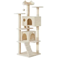 Yaheetech 70"H Cat Tree With 2 Condos For Kittens Small Cats -PawHut || Nylabone || Northlight Gifts Shop GUEST ccfc75b1 2616 42b1 a61f 46d32491cd02