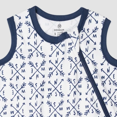 Honest Baby Organic Cotton Interlock Wearable Blanket All Seasons - Compass L 3 Honest Baby Organic Cotton Interlock Wearable Blanket All Seasons - Compass L