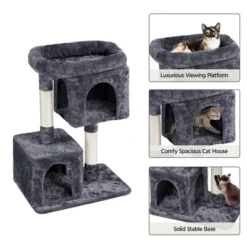Yaheetech 33.5" Cat Condo With Plush Perch For Small Cats -PawHut || Nylabone || Northlight Gifts Shop GUEST d1a3cbee 6c45 41d5 b6b5 7560cbb6cc2a