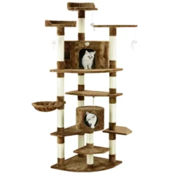 Go Pet Club 80" Classic Cat Tree House Furniture With Sisal Scratching Post F2030 -PawHut || Nylabone || Northlight Gifts Shop GUEST d25279ba b8e8 4c9e ace9 428da213fb00