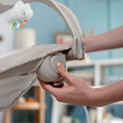 Ingenuity InLighten Baby Bouncer Seat, Light Up Toy Bar, Bunny Tummy Time Pillow Mat - Twinkle Tails 6 Ingenuity InLighten Baby Bouncer Seat, Light Up Toy Bar, Bunny Tummy Time Pillow Mat - Twinkle Tails - Image 4