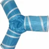 Pet Life 3-Way Kitting-Go-Seek Interactive Collapsible Passage Kitty Cat Tunnel -PawHut || Nylabone || Northlight Gifts Shop GUEST d9f4d6b2 0175 4b85 bf70 e0e5066d67f4