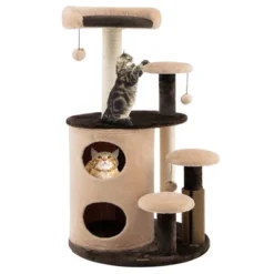 Costway 40'' Cat Tree Tower Multi-Level Activity Tree With 2-Tier Cat-Hole Condo -PawHut || Nylabone || Northlight Gifts Shop GUEST ddb3f3b5 d139 44b3 b829 3279ad936f10