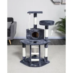 Go Pet Club 48" Classic Cat Tree Condo With Sisal Covered Posts F08 -PawHut || Nylabone || Northlight Gifts Shop GUEST de8ee83b ca02 4e1a 84fc 66658c1d4064