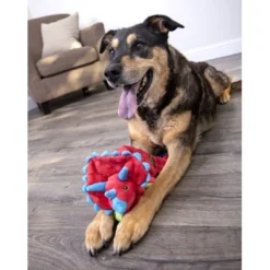 GoDog Dinos Frills Squeaker Plush Pet Toy For Dogs & Puppies, Soft & Durable, Tough & Chew Resistant, Reinforced Seams -PawHut || Nylabone || Northlight Gifts Shop GUEST e1bee12f c585 4f65 9025 719c6daf843d