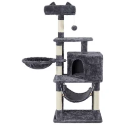Yaheetech 54.5"-4-Level Cat Tree With Plush Perch