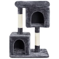 Yaheetech 33.5" Cat Condo With Plush Perch For Small Cats -PawHut || Nylabone || Northlight Gifts Shop GUEST e540752f 7c4a 430c 8a70 a18561b57dab