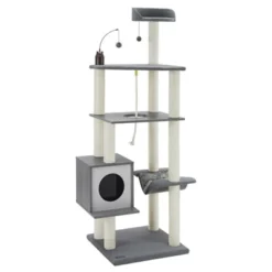 Sam's Pets Tyrone 70.5" Gray Cat Tree