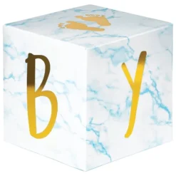 Creative Converting 3ct Marble Baby Shower 'Oh Baby' Blocks Centerpieces Party Décor And Accessories Blue -PawHut || Nylabone || Northlight Gifts Shop GUEST f9a34635 743e 48ea bf10 2e193e1971b3