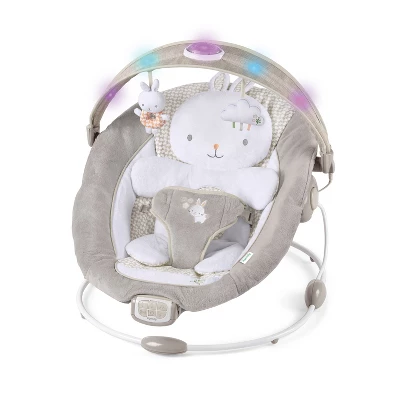 Ingenuity InLighten Baby Bouncer Seat, Light Up Toy Bar, Bunny Tummy Time Pillow Mat - Twinkle Tails 14 Ingenuity InLighten Baby Bouncer Seat, Light Up Toy Bar, Bunny Tummy Time Pillow Mat - Twinkle Tails - Image 12